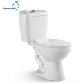 Aquakubische Sanitärwaren Doppelspüschkeramikwaschung eine Stück -Stück -Toilette
